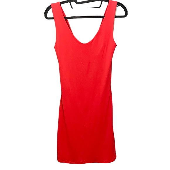LE LIS Women’s Sleeveless Criss Cross Tie Back Back Mini Bodycon Dress NWT - Picture 4 of 11